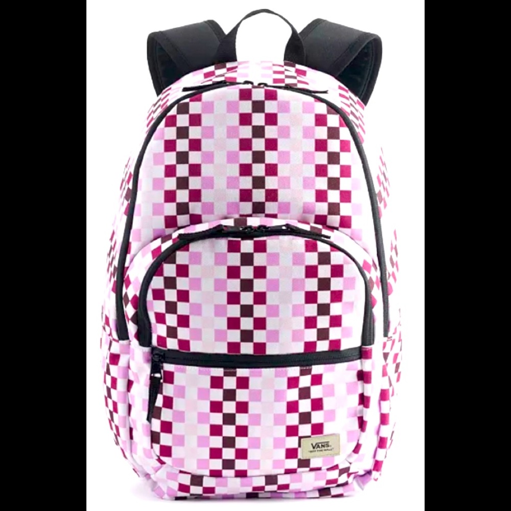 VANS MOTIVEE 3-B CHECKERED STUDENT BACKPACK